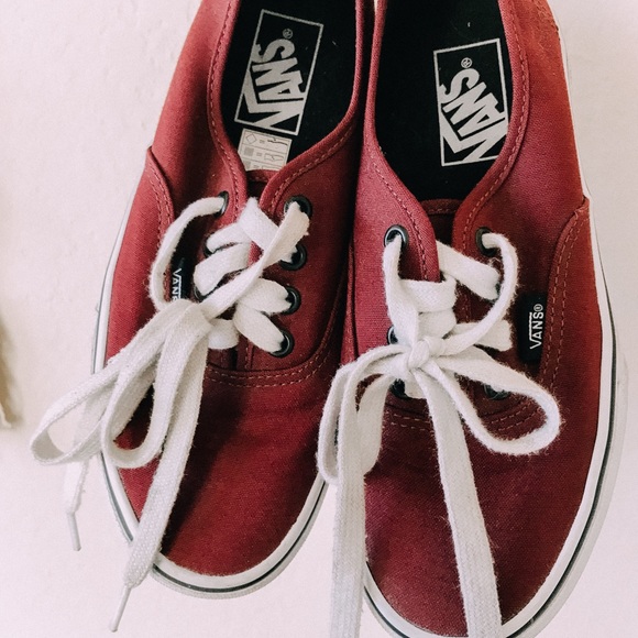 vans authentic royal red